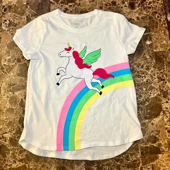 JUSTICE/BTWEEN*Girls 10*UNICORN LOT*4 Piece*2 Shirts/Pants*FREE SHIPPING - Picture 2 of 15